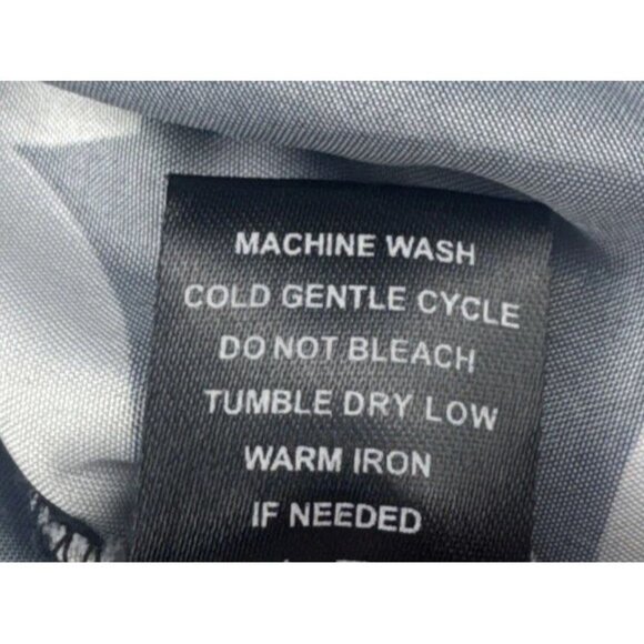 Brooklyn Cloth Mens SAVAGE Black White Lightweight 1/4 Zip Windbreaker Hoodie L - Picture 7 of 9